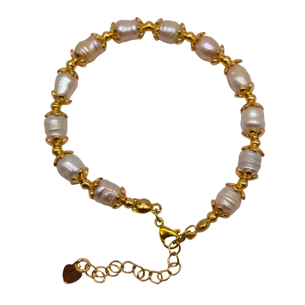 Dalisay Pearl Strand | Non-Tarnish Handcrafted Philippine Freshwater Pearl Bracelet